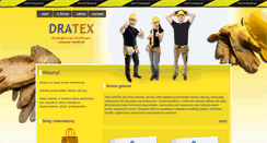 Desktop Screenshot of dratex.com.pl