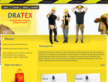 Tablet Screenshot of dratex.com.pl